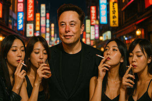 Elon Musk On Vacation  Wall Poster Print Free Delivery