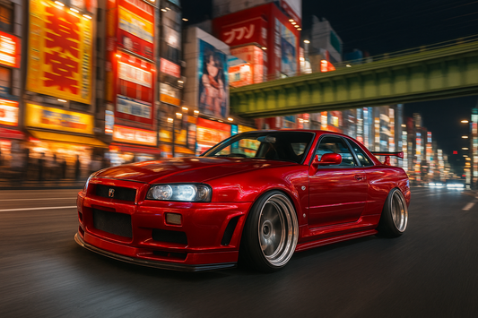 R34 GTR Wall Poster Print Free Delivery
